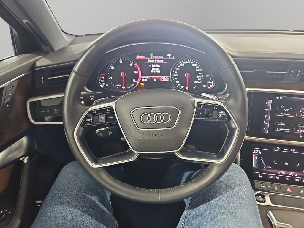 Audi A6 2021 г. Чёрный, пробег 53180 км