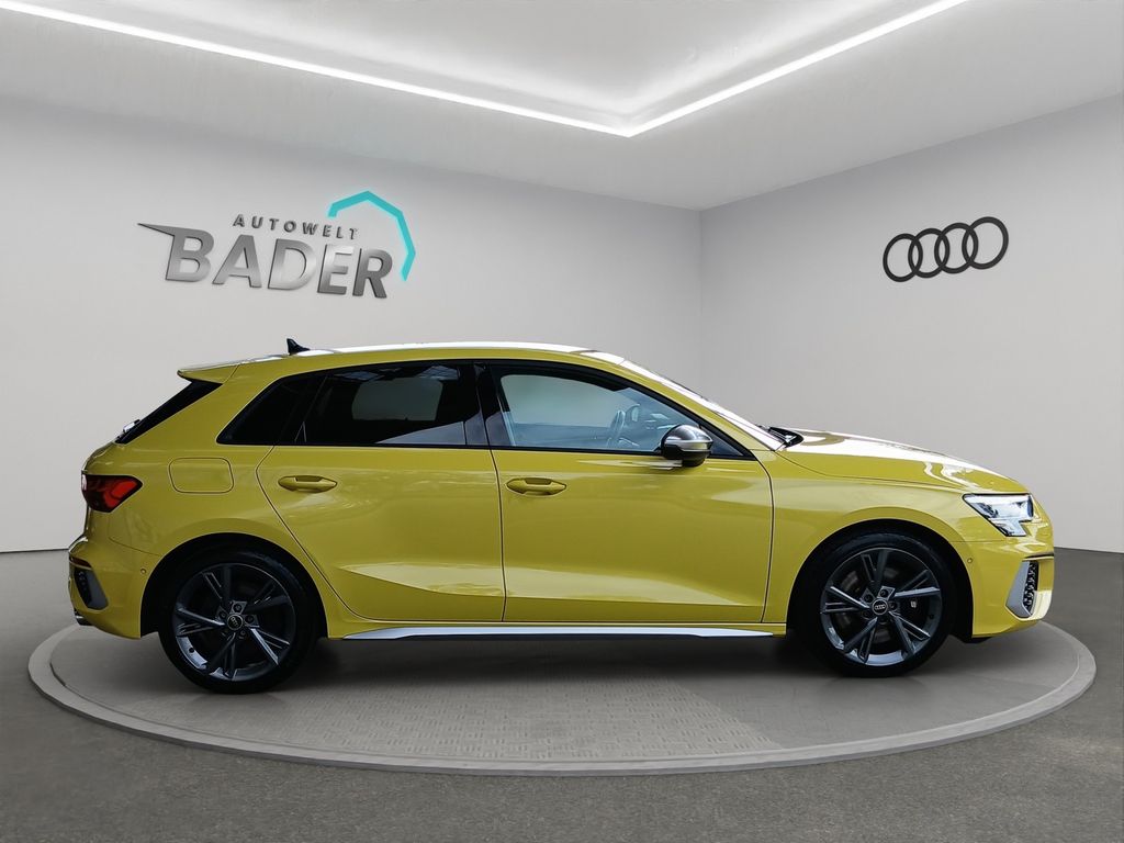 Audi S3 2023 г. Жёлтый, пробег 46895 км