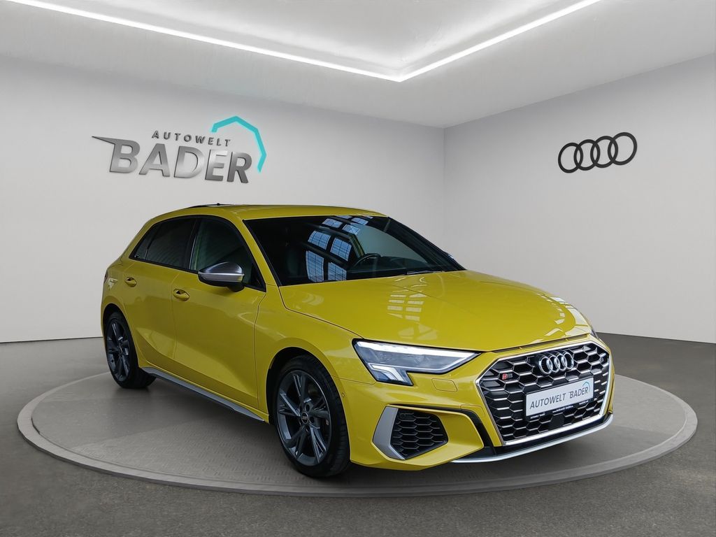 Audi S3 2023 г. Жёлтый, пробег 46895 км