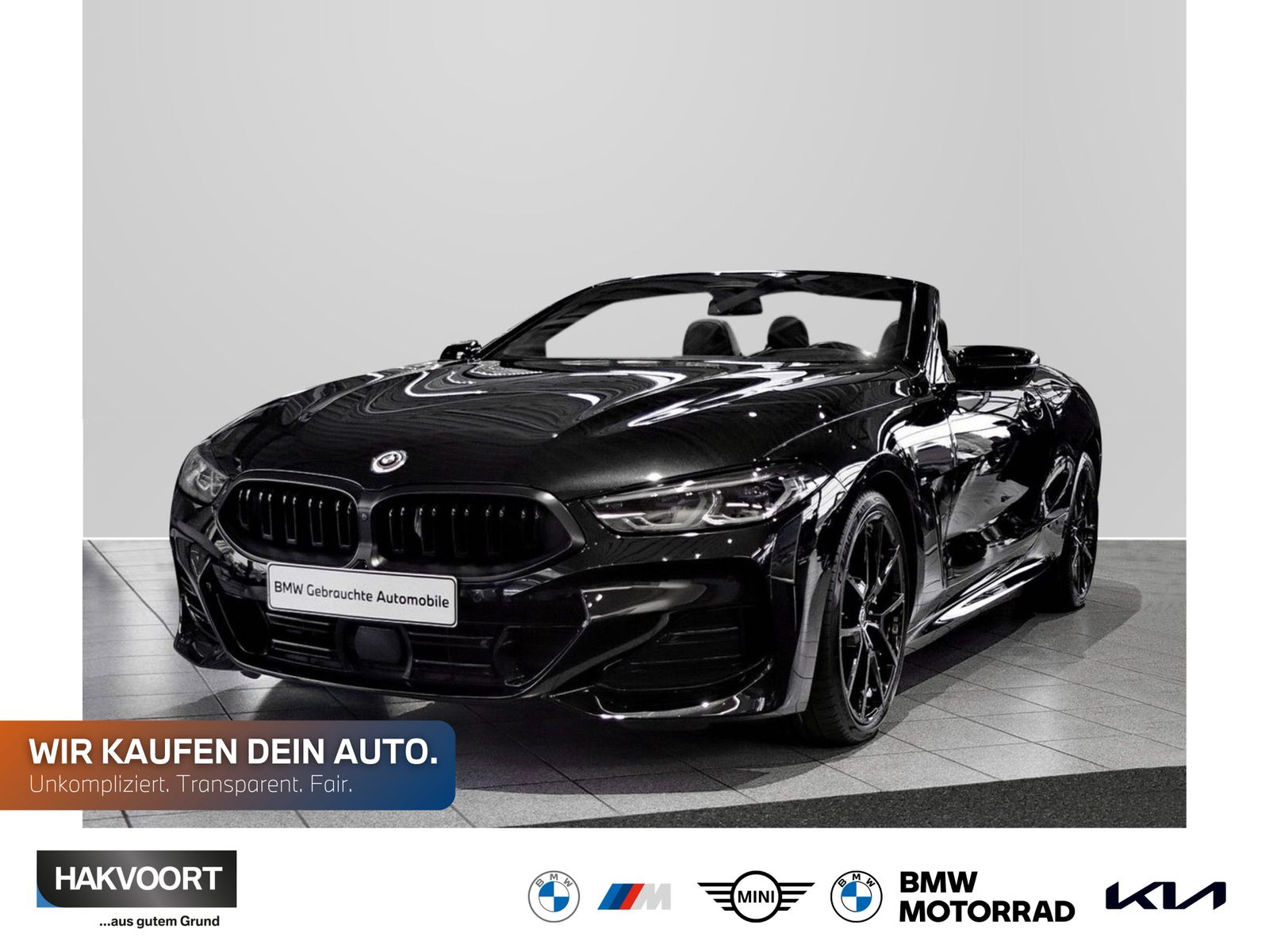 BMW 840 2022 г. Чёрный, пробег 27038 км