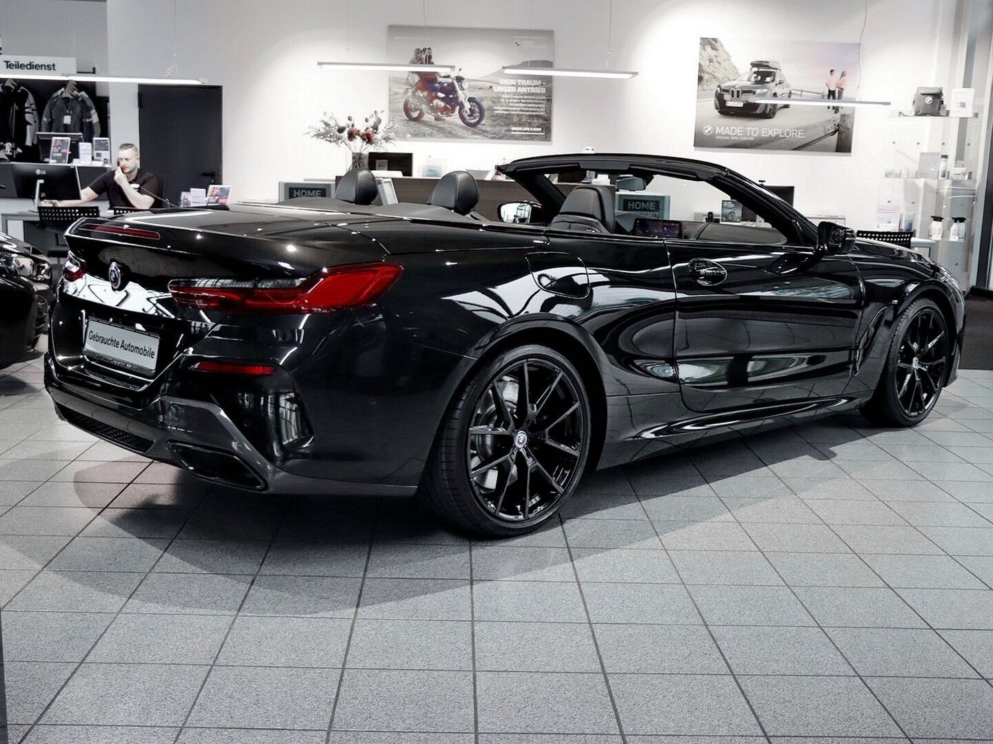 BMW 840 2022 г. Чёрный, пробег 27038 км