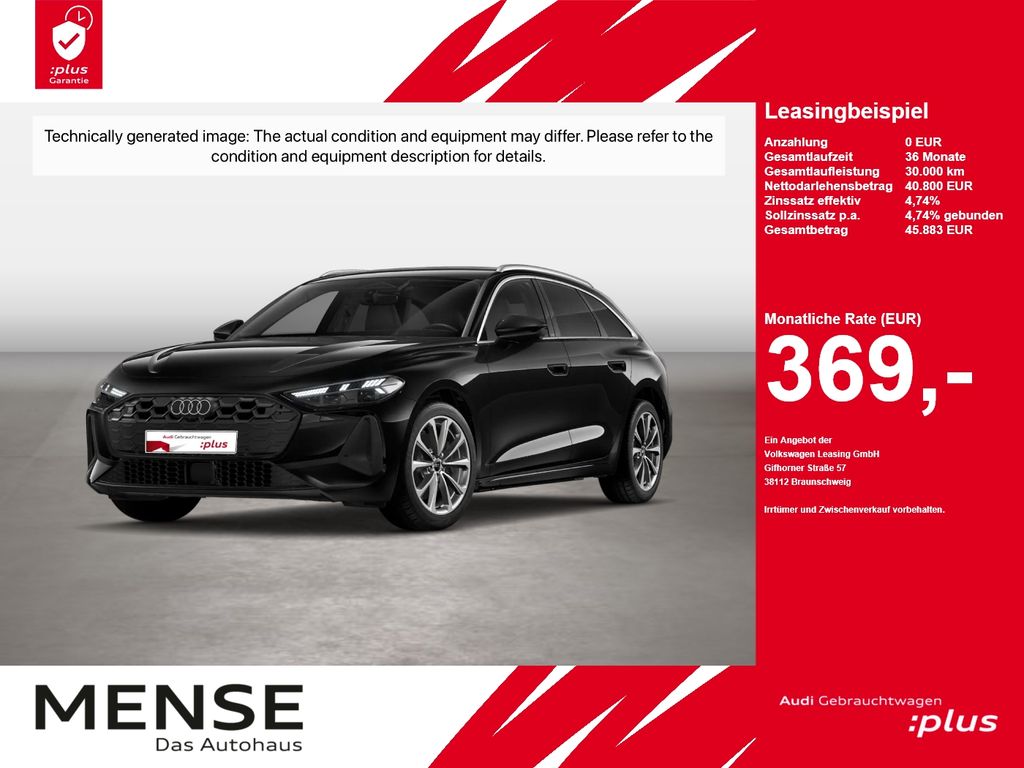 Audi A5 2025 г. Чёрный, пробег 22958 км