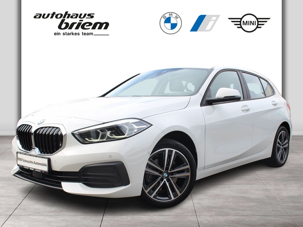BMW 118 2023 г. Белый, пробег 48590 км