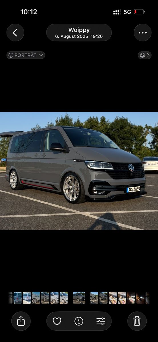 Volkswagen T6 MULTIVAN 2024 г. Серый, пробег 36000 км