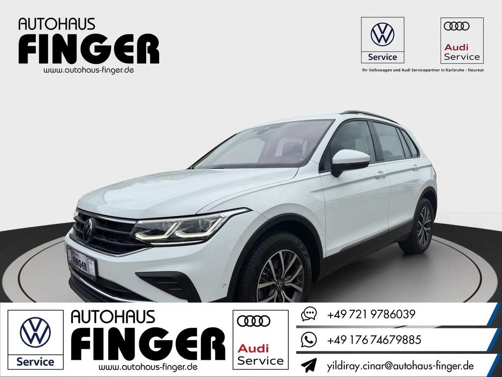 Volkswagen Tiguan 2022 г. Белый, пробег 39200 км