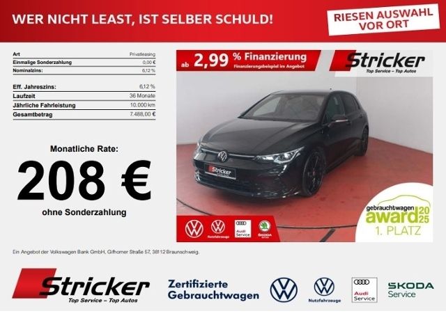 Volkswagen Golf 2024 г. Чёрный, пробег 41104 км