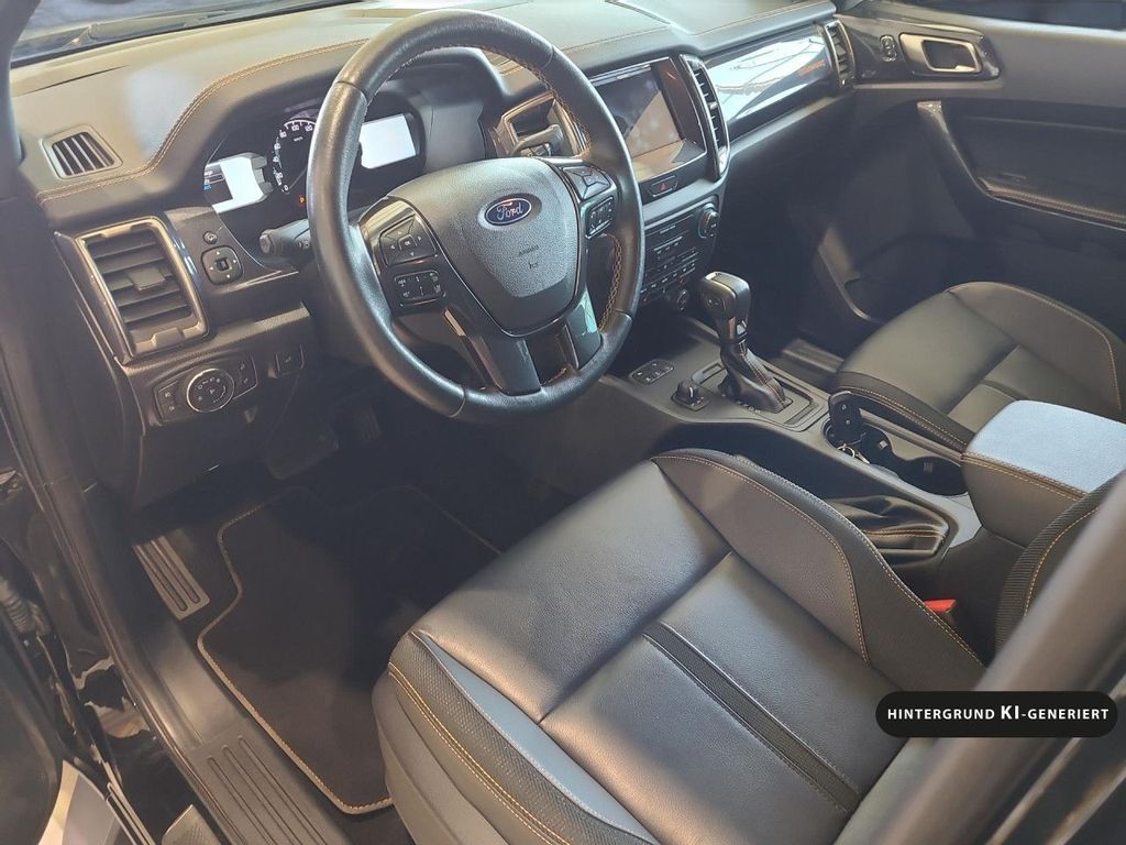 Ford Ranger 2022 г. Чёрный, пробег 39350 км