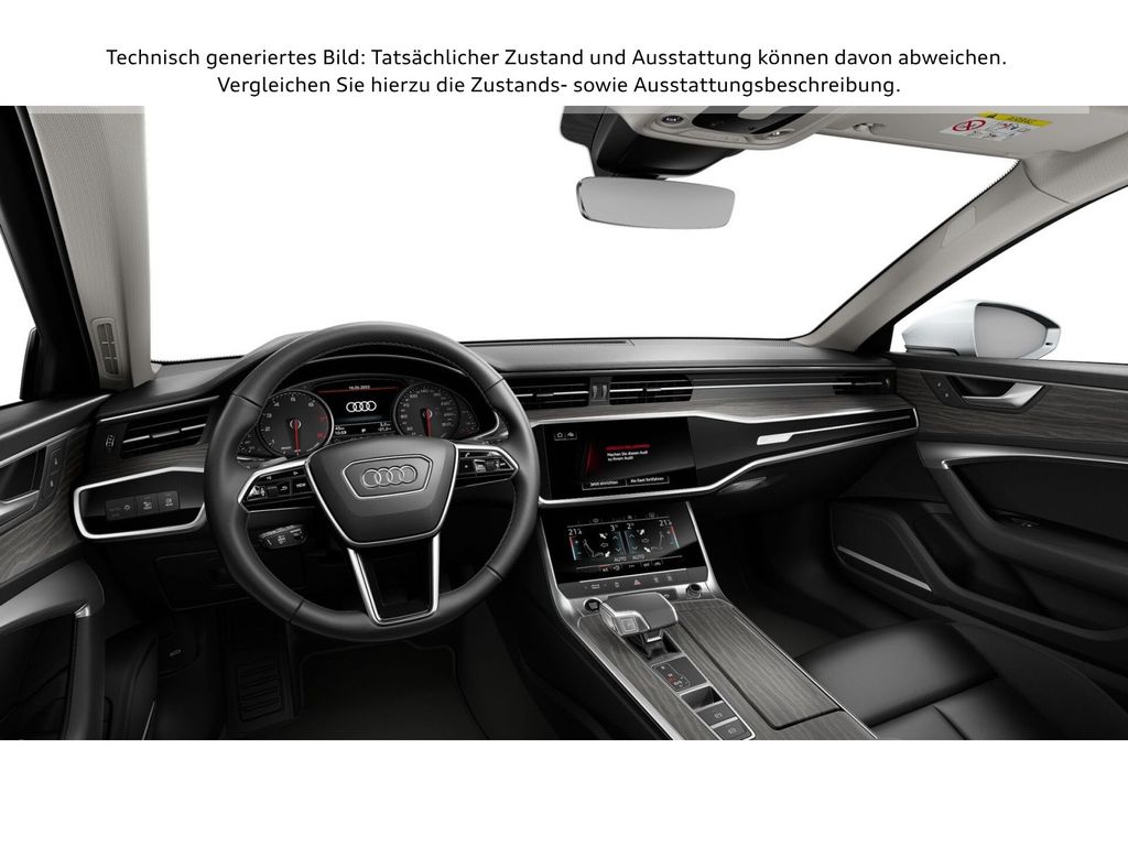 Audi A6 2023 г. Белый, пробег 35830 км
