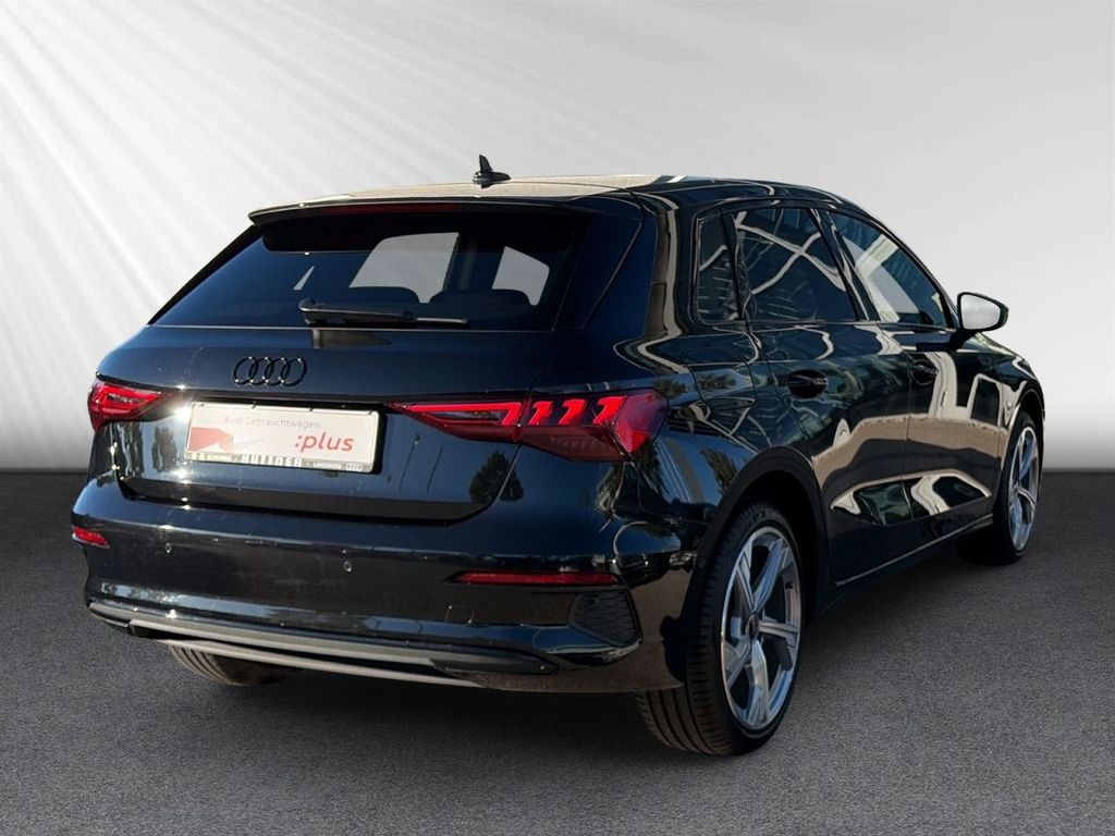 Audi A3 2023 г. Чёрный, пробег 56631 км