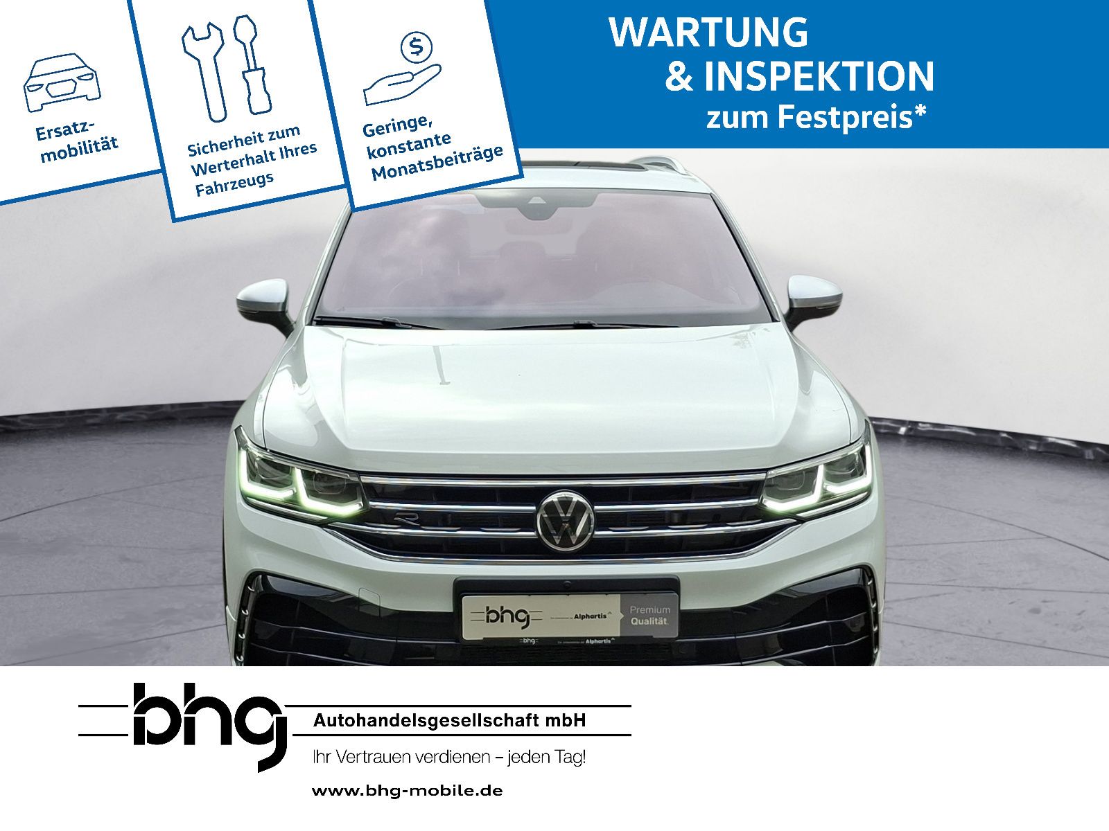 Volkswagen Tiguan 2022 г. Белый, пробег 42257 км