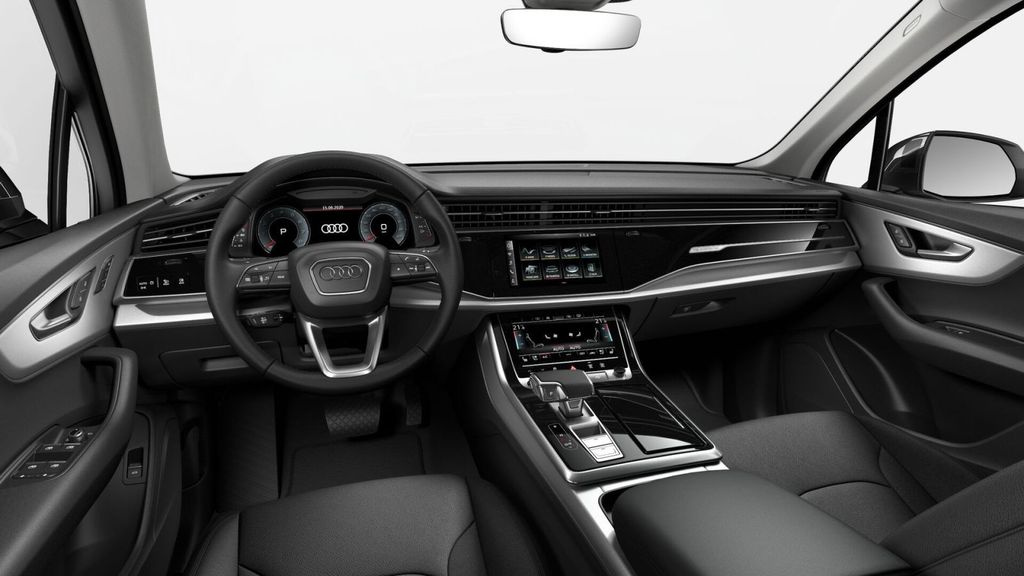Audi Q7 2022 г. Чёрный, пробег 32034 км