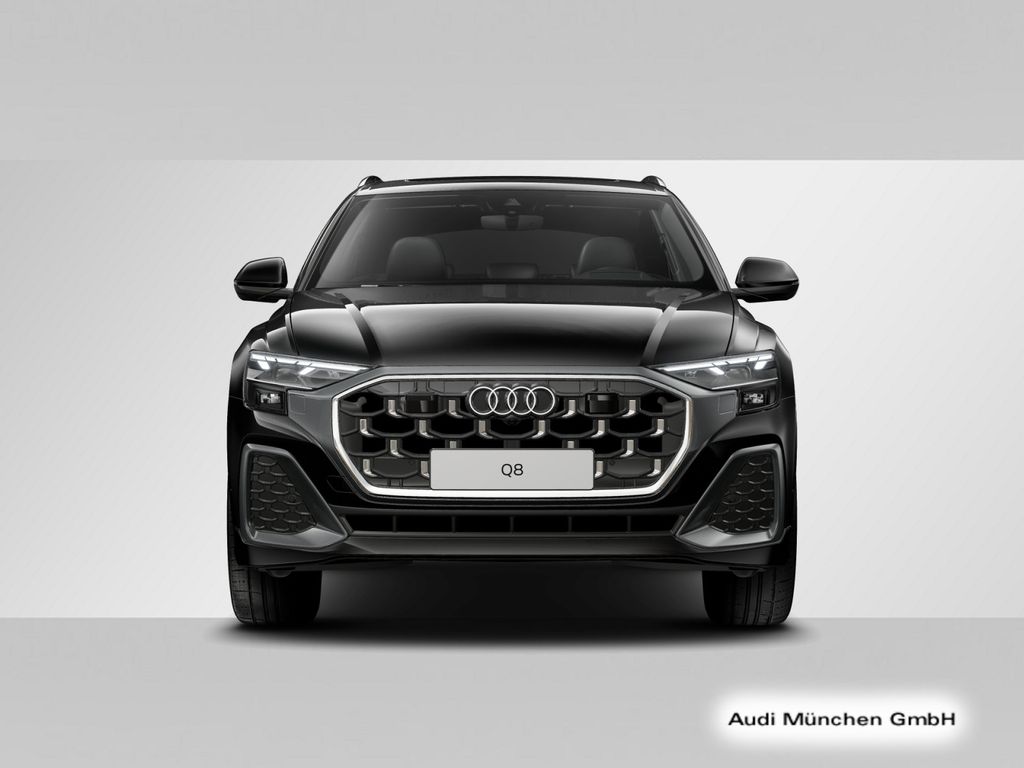 Audi Q8 2025 г. Чёрный, пробег 53056 км