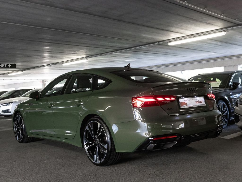 Audi A5 2023 г. Зелёный, пробег 45312 км