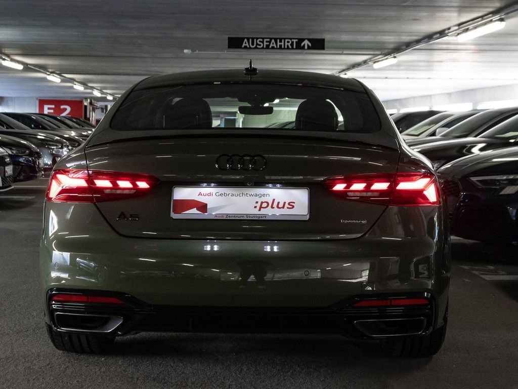 Audi A5 2023 г. Зелёный, пробег 45312 км