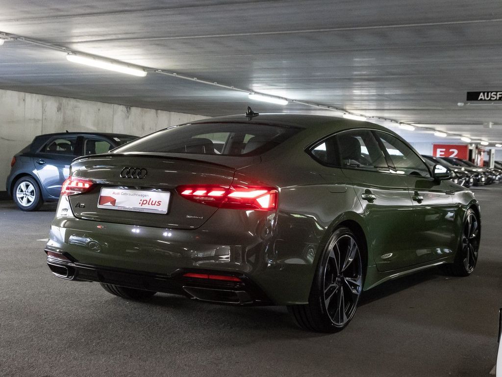 Audi A5 2023 г. Зелёный, пробег 45312 км