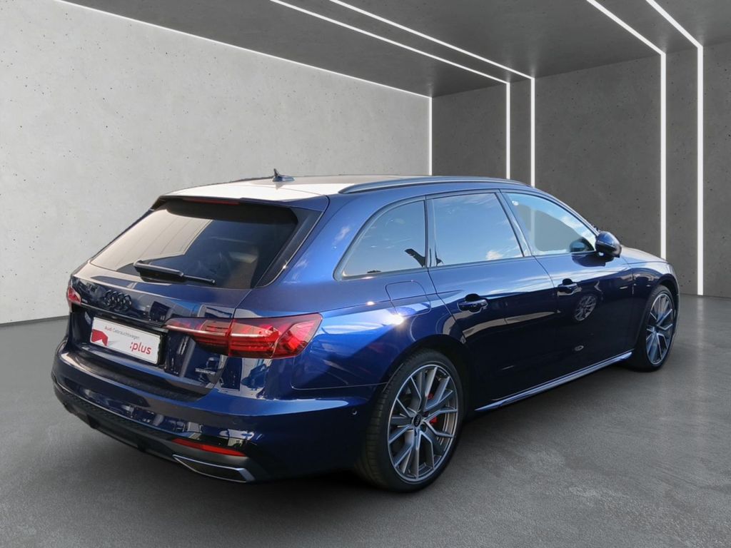 Audi A4 2023 г. Синий, пробег 50028 км