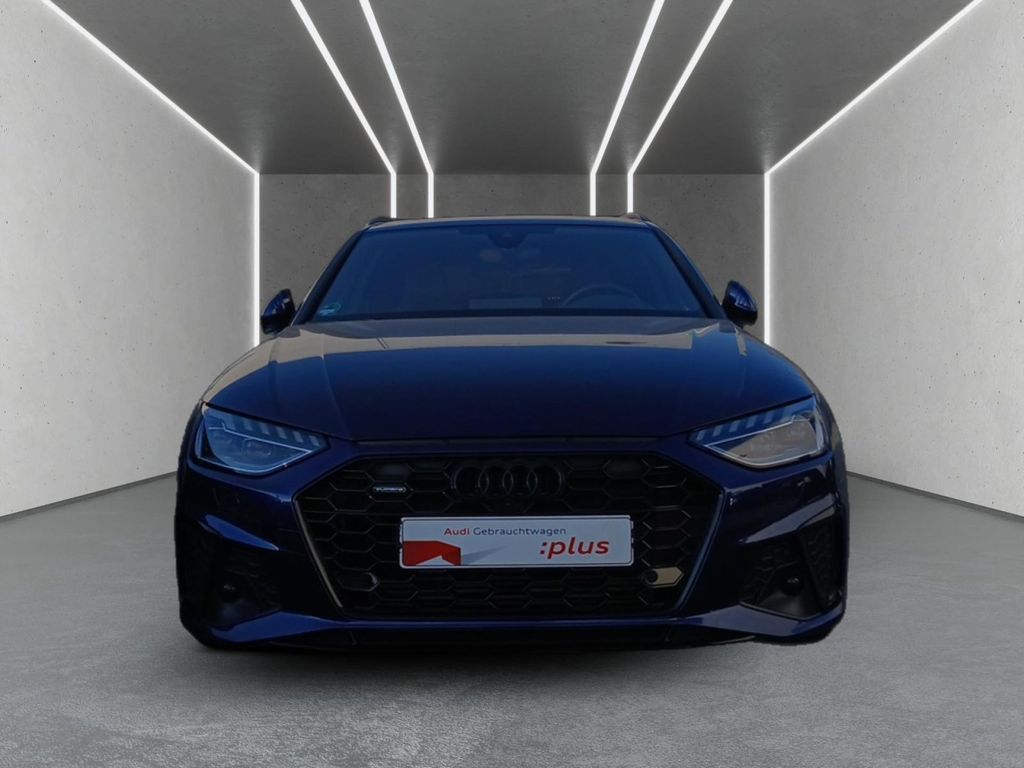 Audi A4 2023 г. Синий, пробег 50028 км