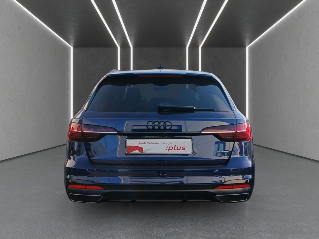 Audi A4 2023 г. Синий, пробег 50028 км