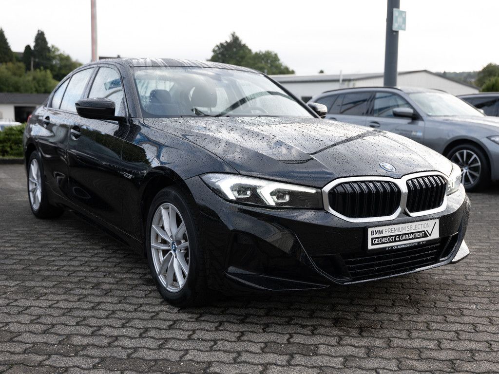 BMW 320 2022 г. Чёрный, пробег 58654 км