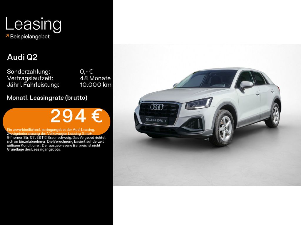 Audi Q2 2023 г. Белый, пробег 54000 км
