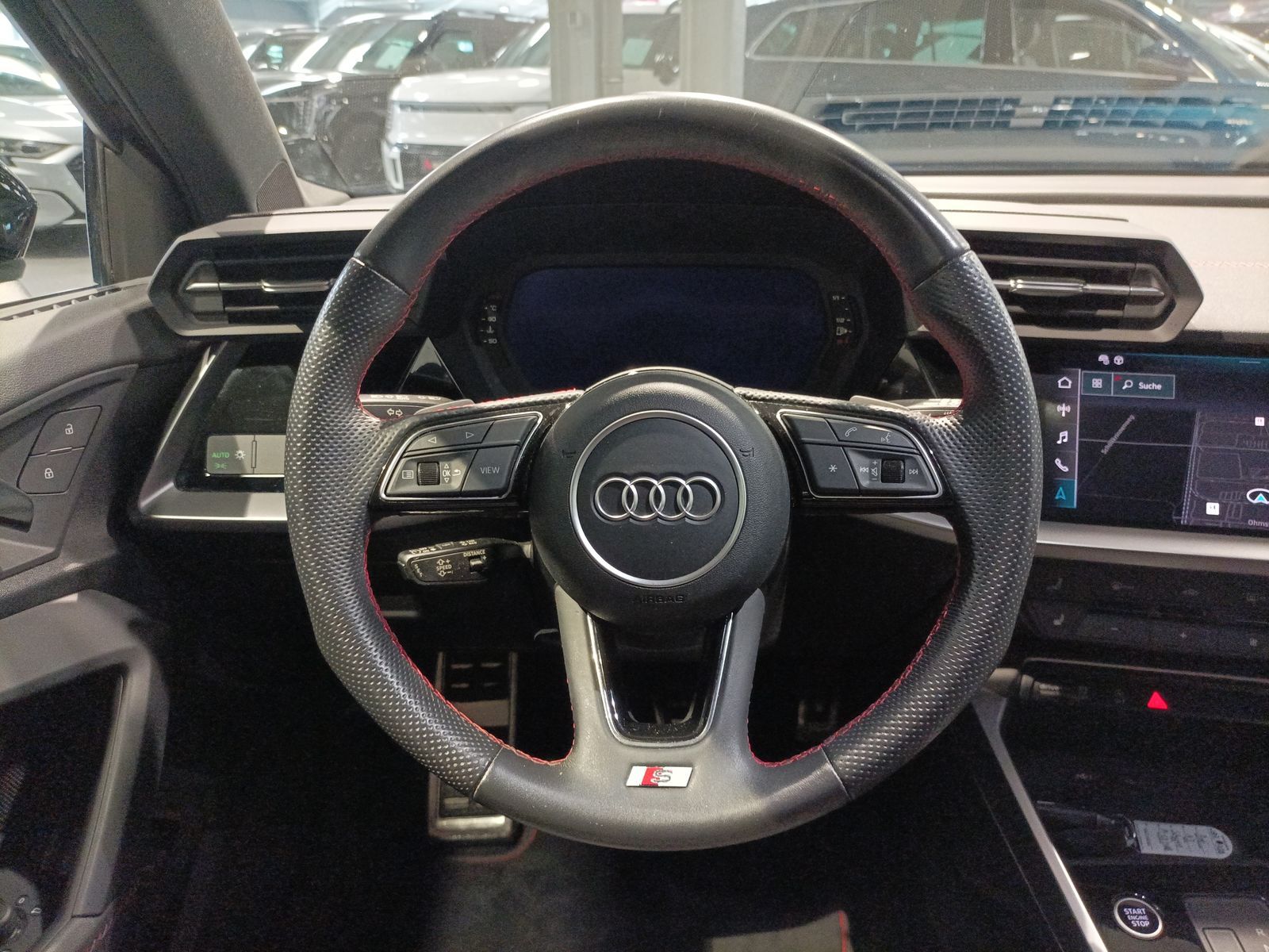 Audi A3 2023 г. Чёрный, пробег 46585 км