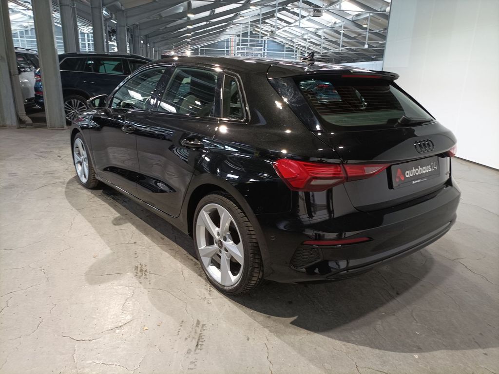 Audi A3 2023 г. Чёрный, пробег 46585 км