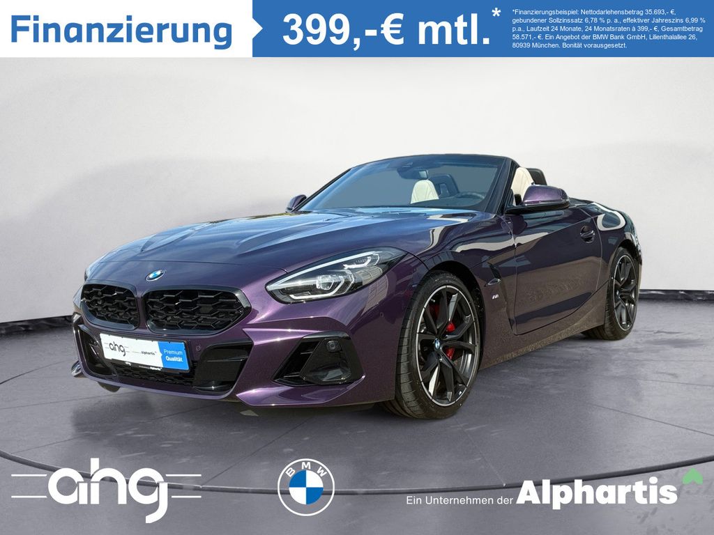 BMW Z4 2025 г. Фиолетовый, пробег 8772 км