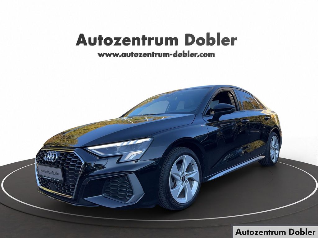 Audi A3 2023 г. Чёрный, пробег 46800 км