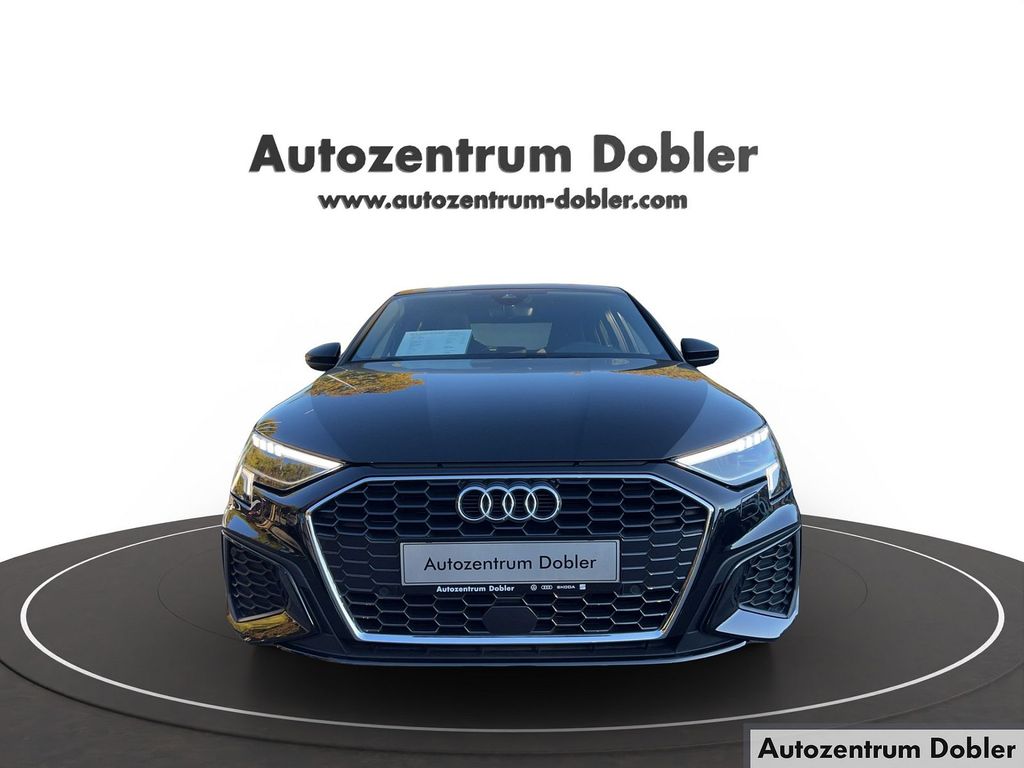 Audi A3 2023 г. Чёрный, пробег 46800 км