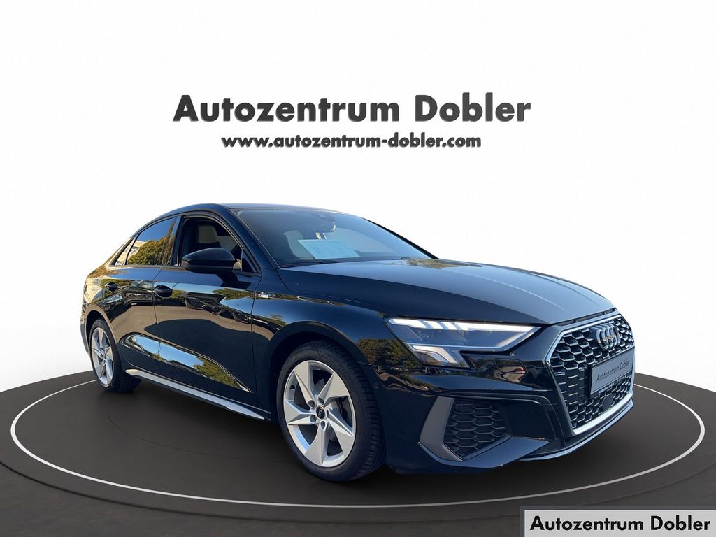 Audi A3 2023 г. Чёрный, пробег 46800 км