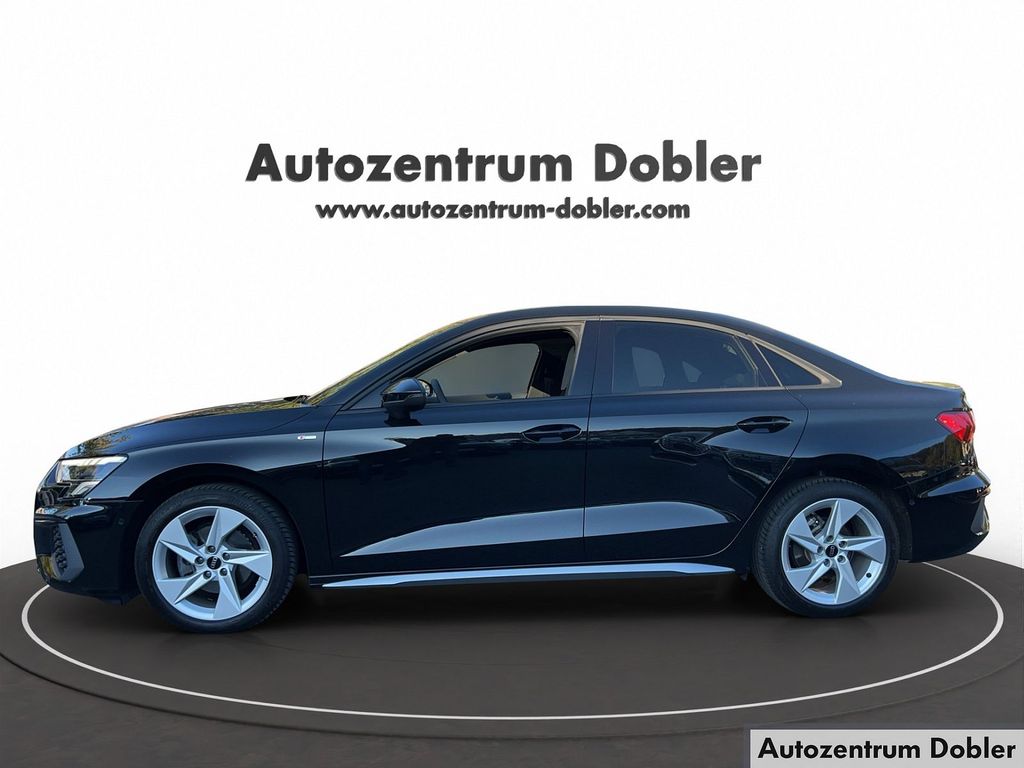 Audi A3 2023 г. Чёрный, пробег 46800 км