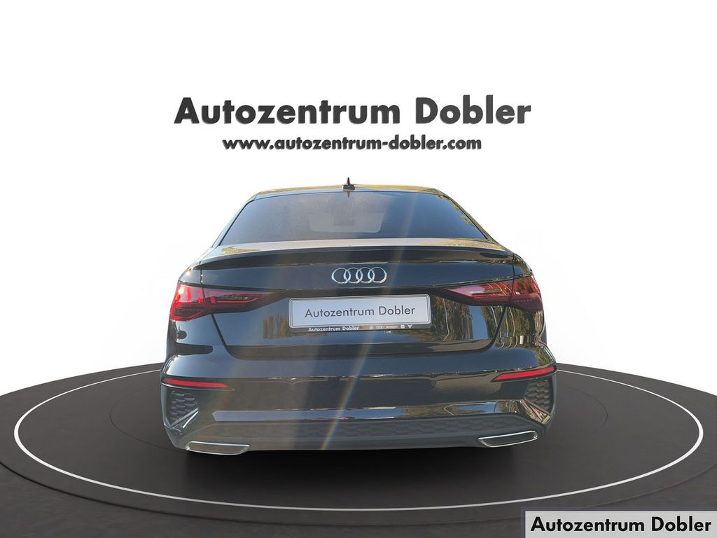 Audi A3 2023 г. Чёрный, пробег 46800 км