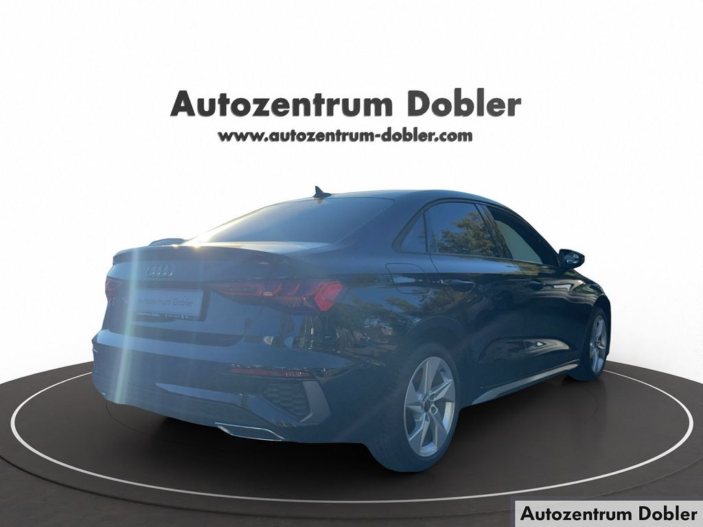 Audi A3 2023 г. Чёрный, пробег 46800 км