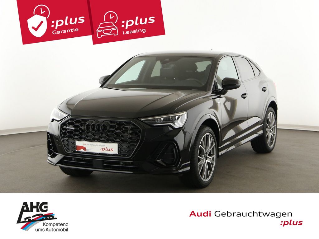 Audi Q3 2023 г. Чёрный, пробег 14210 км