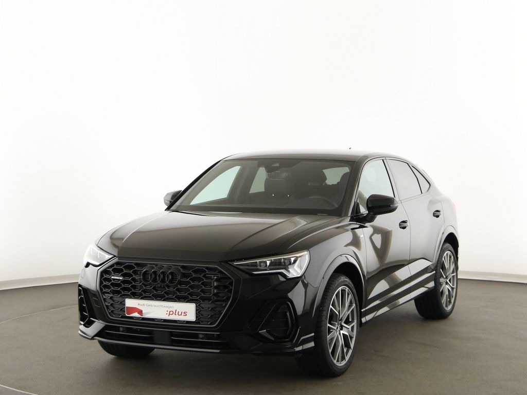 Audi Q3 2023 г. Чёрный, пробег 14210 км