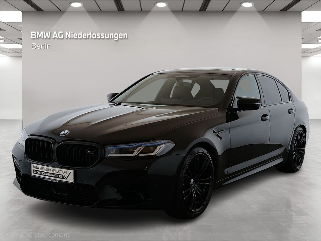 BMW M5 2023 г. Чёрный, пробег 48676 км