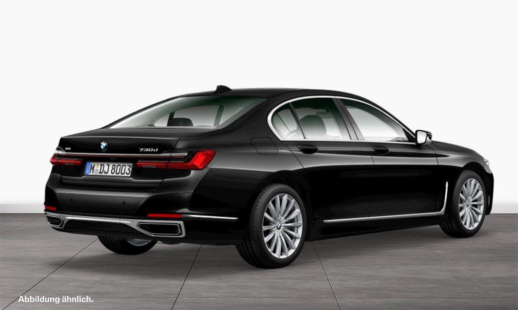 BMW 730 2022 г. Чёрный, пробег 35922 км