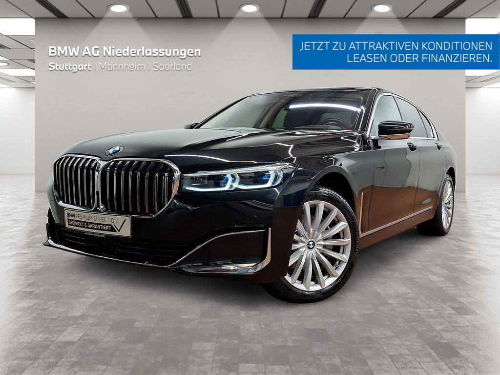 BMW 730 2022 г. Чёрный, пробег 35922 км