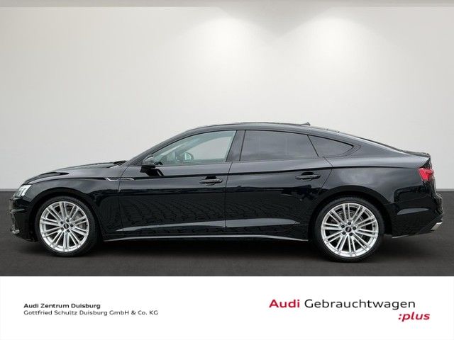 Audi A5 2022 г. Чёрный, пробег 57618 км