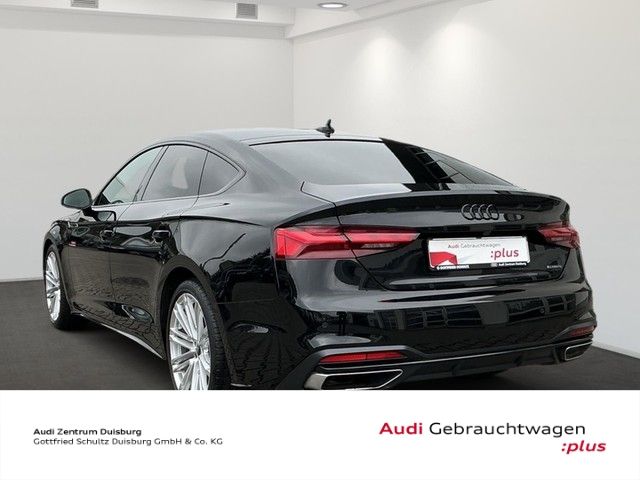Audi A5 2022 г. Чёрный, пробег 57618 км
