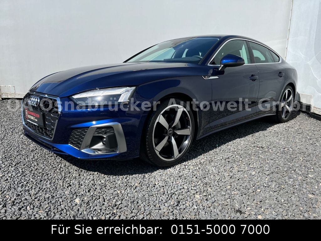 Audi A5 2024 г. Синий, пробег 30000 км