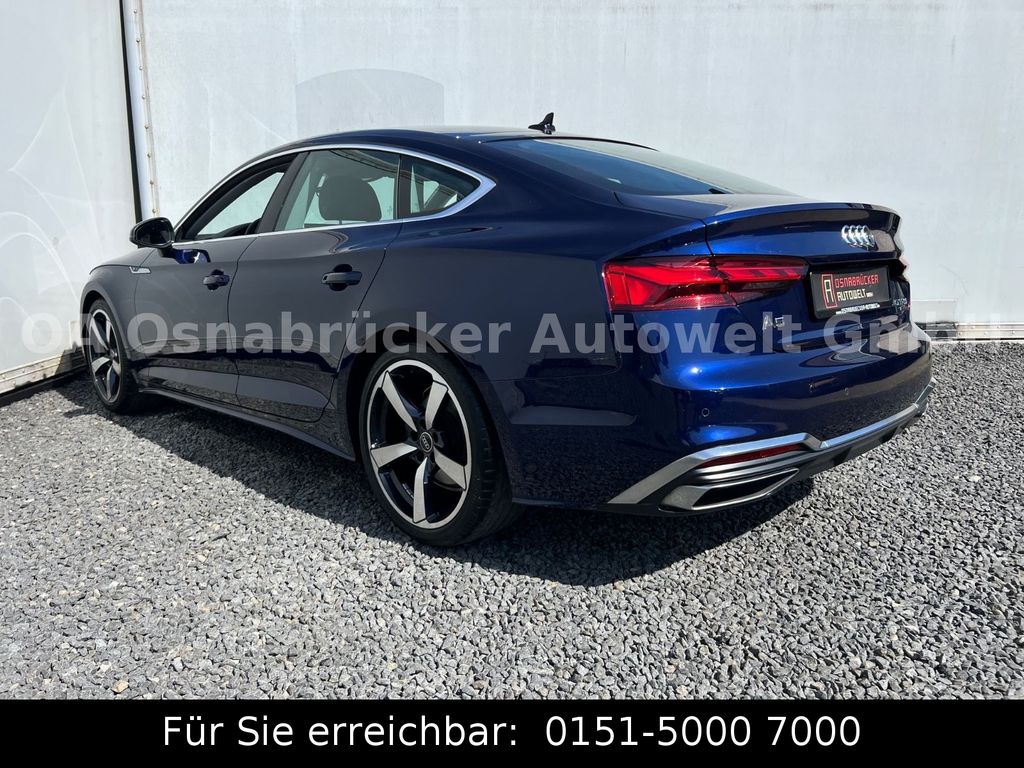 Audi A5 2024 г. Синий, пробег 30000 км