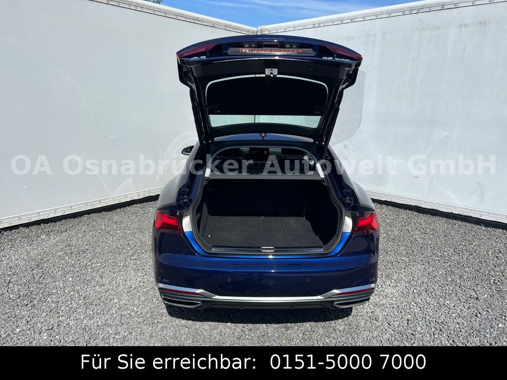 Audi A5 2024 г. Синий, пробег 30000 км