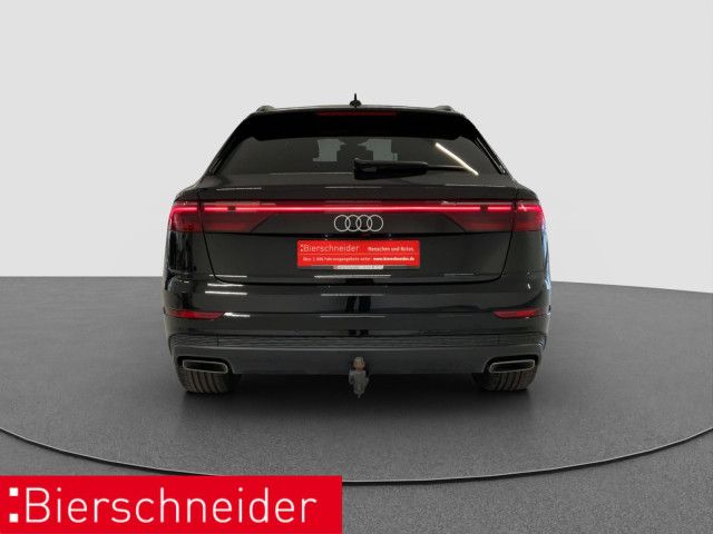 Audi Q8 2024 г. Чёрный, пробег 54822 км