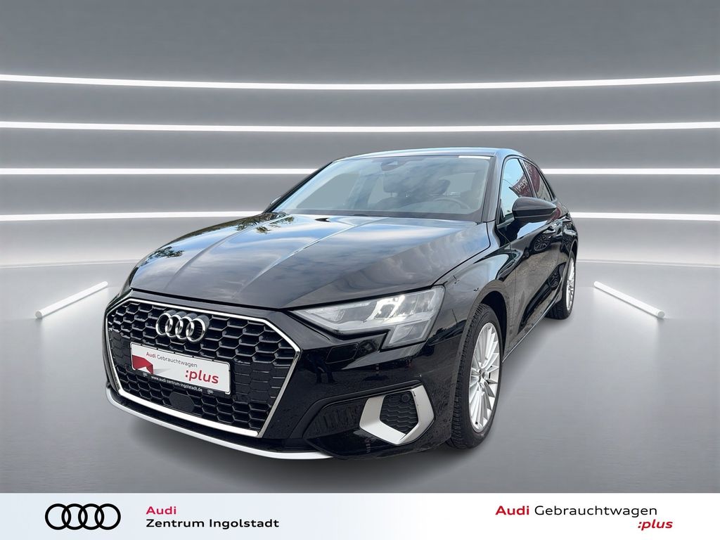 Audi A3 2023 г. Чёрный, пробег 29992 км