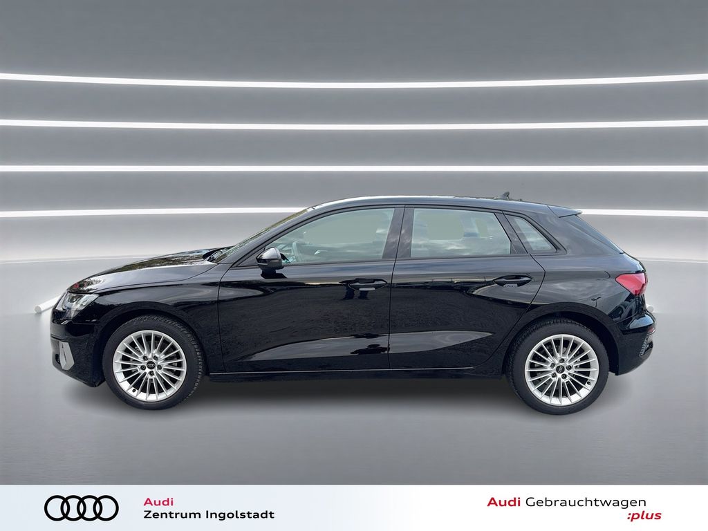 Audi A3 2023 г. Чёрный, пробег 29992 км