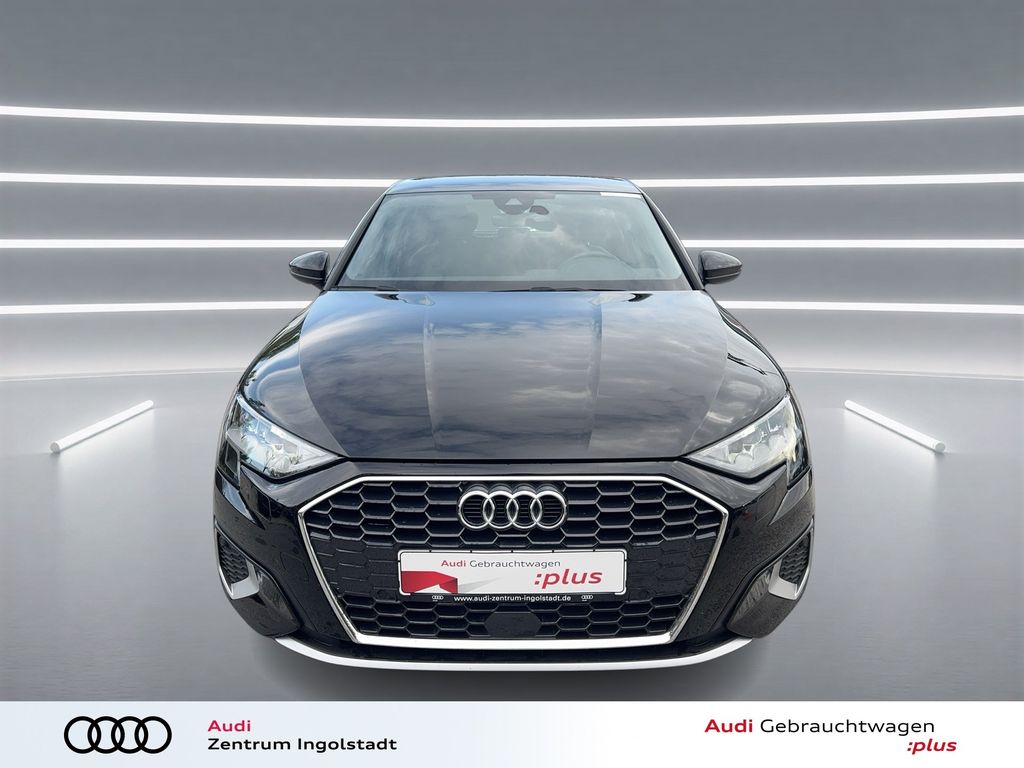 Audi A3 2023 г. Чёрный, пробег 29992 км
