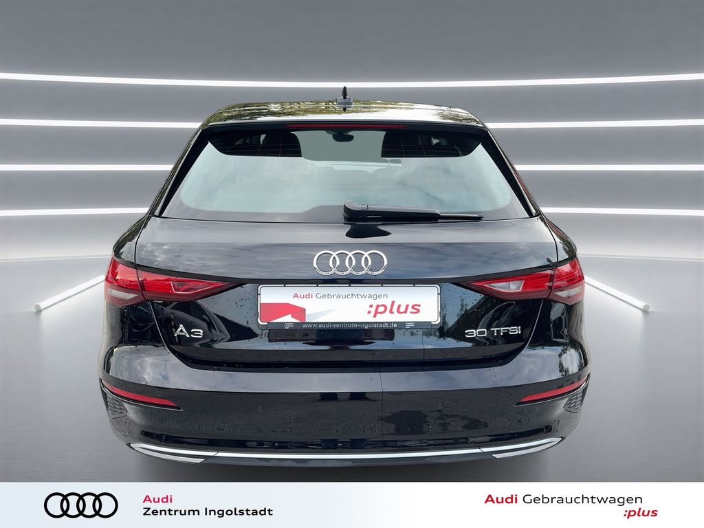 Audi A3 2023 г. Чёрный, пробег 29992 км