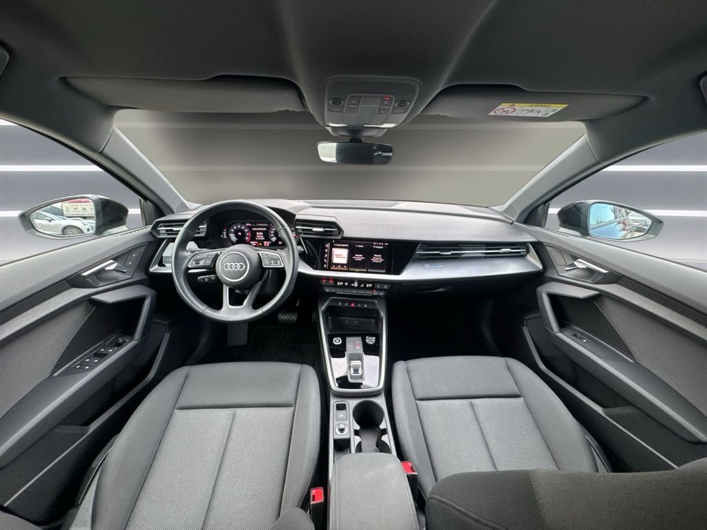 Audi A3 2023 г. Чёрный, пробег 29992 км