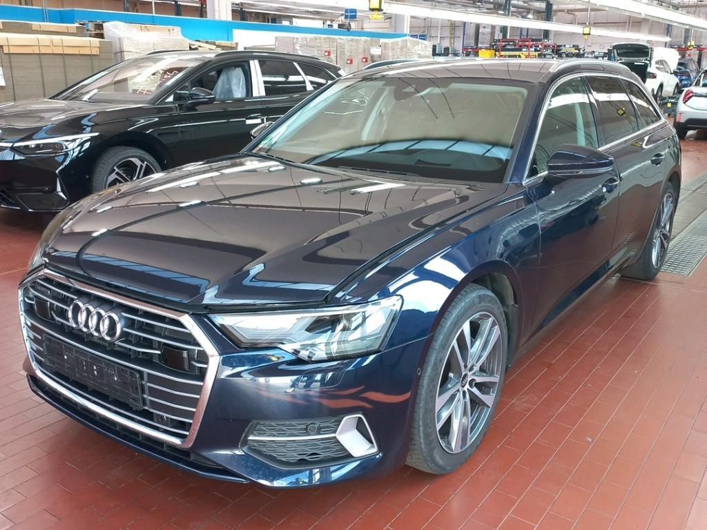 Audi A6 2023 г. Синий, пробег 46203 км